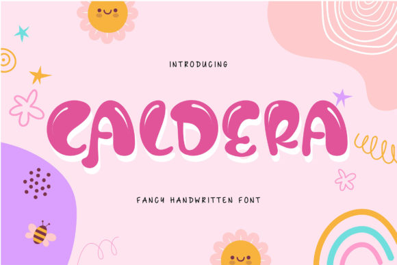 Caldera Font: Bubbly Charm for Handmade Labels & Printables