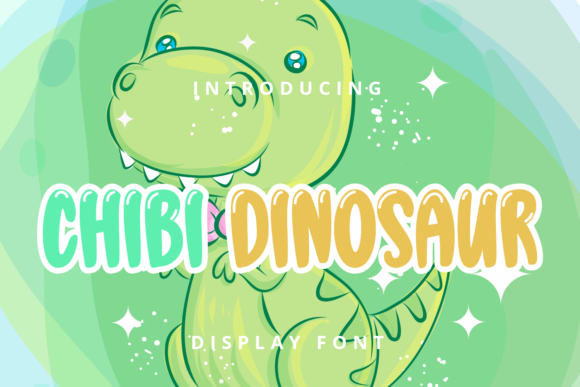 Chibi Dinosaur: A Playful Display Font for Editorial Charm