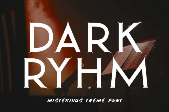Dark Ryhm: A Bold, Grounded Display Typeface for Thoughtful Design