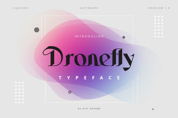 Dronefly: A Victorian-Styled Display Font That Elevates Your Brand
