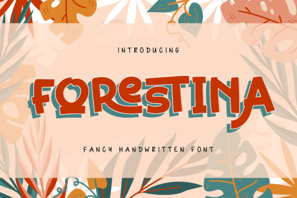 Forestina: A Playful Display Font That Feels Like a Creative Spark
