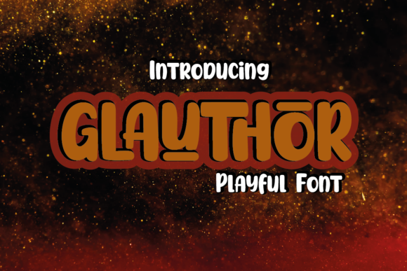 Glauthor Display Font for Handmade Creators