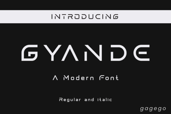 Gyande: A Display Font That Earns Its Space