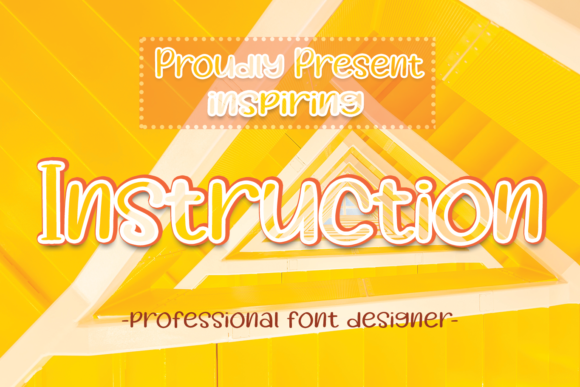 Instruction Font: A Standout Display Typeface for Small Businesses
