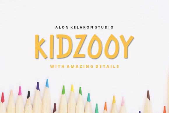 Kidzooy: A Playful Display Font for Authentic Editorial Moments
