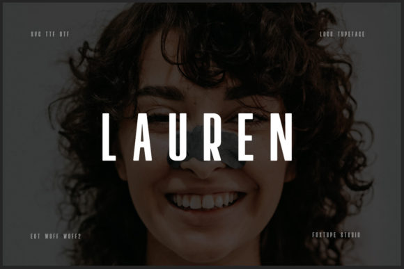 Lauren: A Bold Display Font for Confident Digital Branding