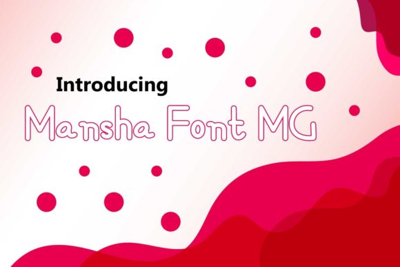 Mansha MG: A Clean Display Font for Digital Branding