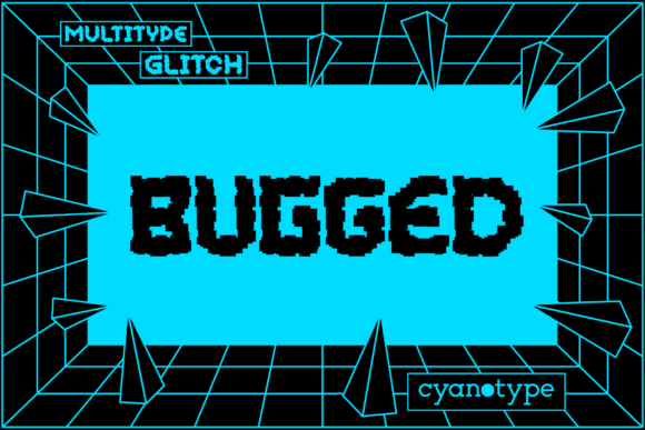 MultiType Glitch Bugged: A Pixel-Perfect Display Font for Digital Brands