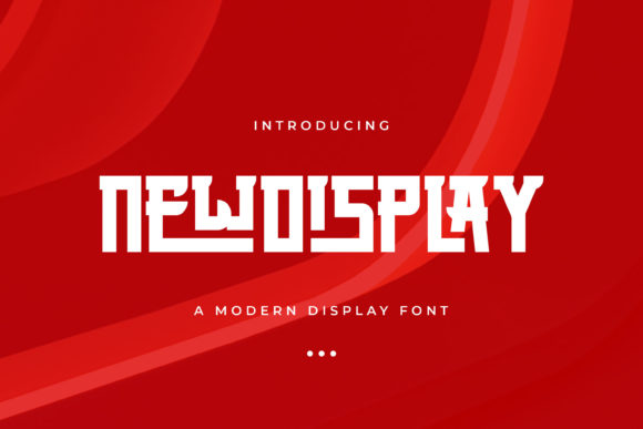 New Display: A Bold, Modern Typeface for Editorial Impact