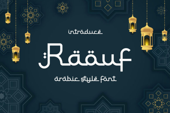 Raouf: A Display Font That Earns Its Space