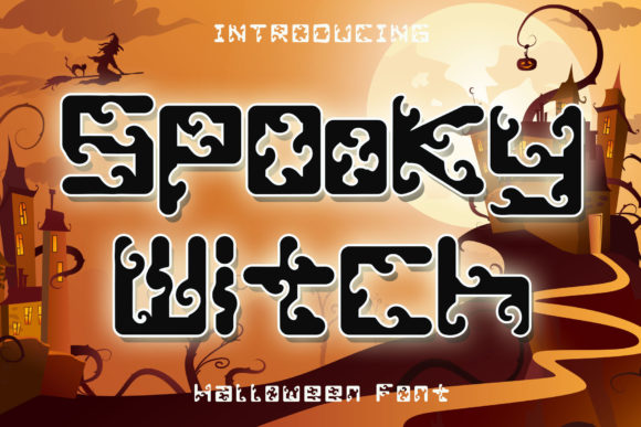 Spooky Witch: A Bold Display Font for Memorable Branding