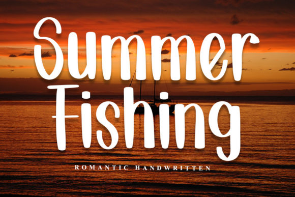 Summer Fishing: A Display Font That Cuts Through the Scroll