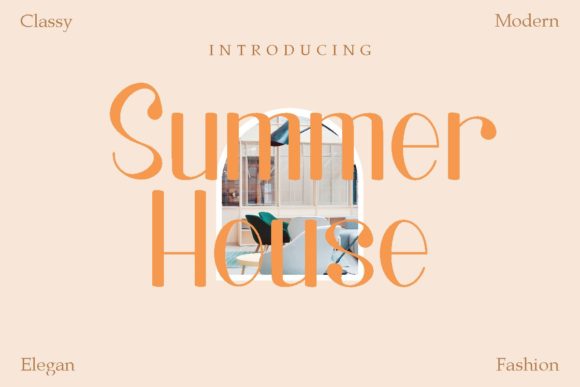Summer House: A Display Font That Makes Your Brand Feel Fresh