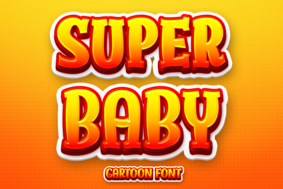 Super Baby: A Playful Display Font for Joyful Digital Branding