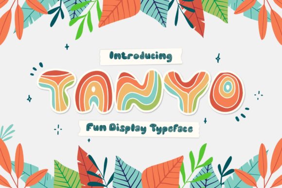 Tanyo: A Retro Display Font That Strengthens Your Brand