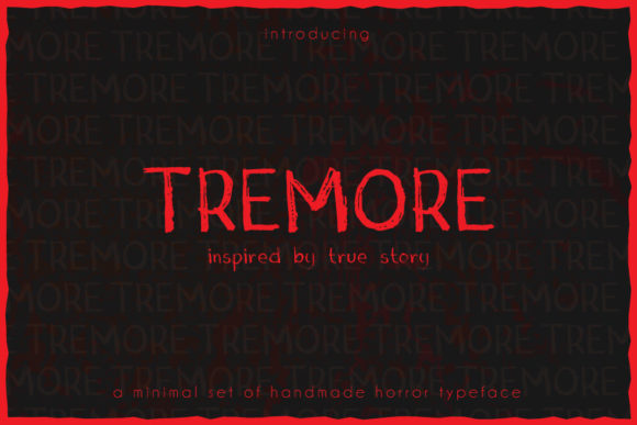 Tremore: A Spooky-Perfect Display Font for Handmade Creators