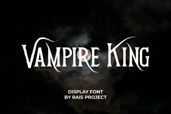 Vampire King: A Display Font with Editorial Bite