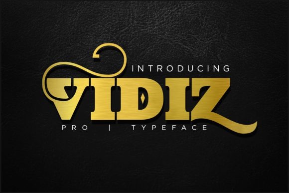 Vidiz Pro: A Display Font That Speaks With Confidence
